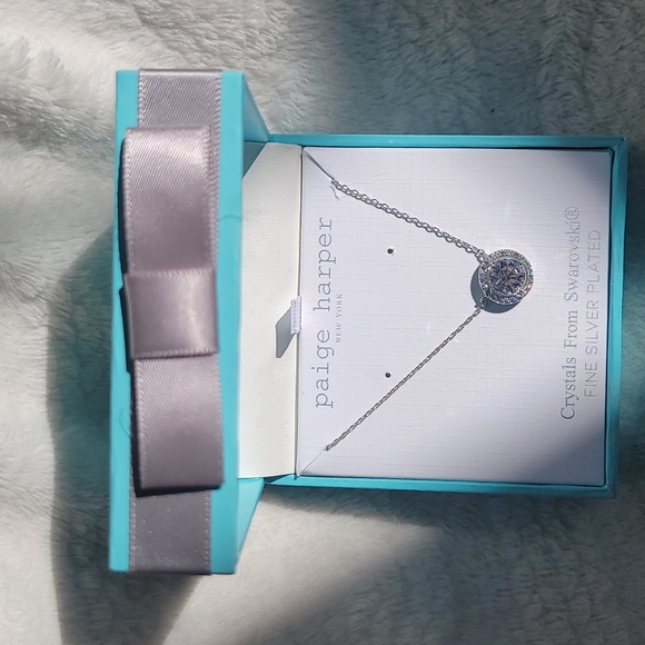 Paige Harper Swarovski Crystal Halo Necklace - Picture 5 of 7